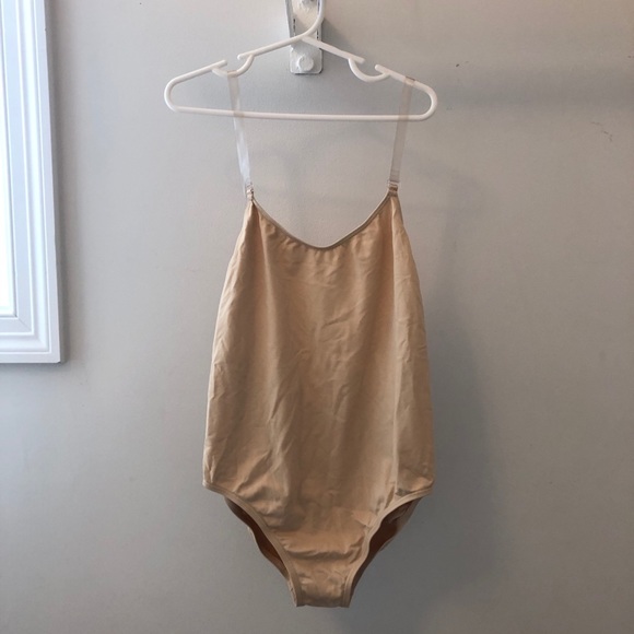 Capezio Other - 💗 3/$30 Capezio Kid Ajustable Nude Leotard Ballet